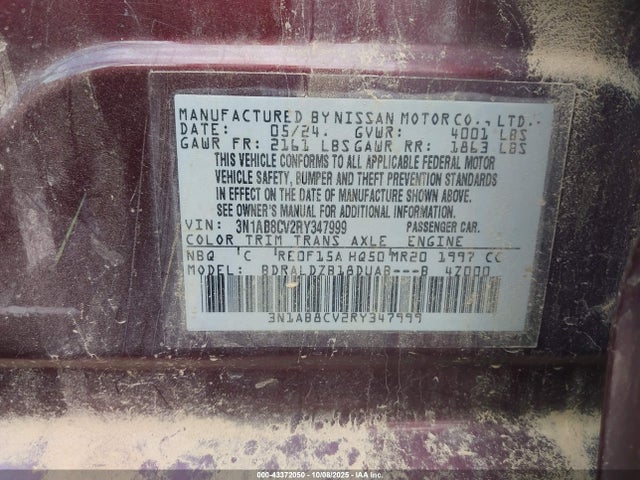 Nissan Sentra 2024 3N1AB8CV2RY347999 Image 9
