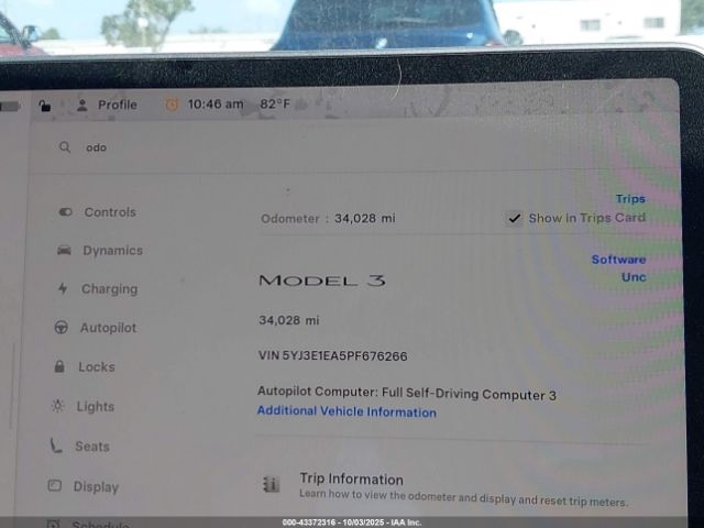 2023 TESLA MODEL 3 5YJ3E1EA5PF676266 Photo 6