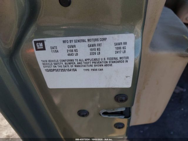 2005 CADILLAC CTS 1G6DP567250164164 Photo 8