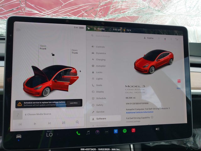 Aukcja sprzedaży 2018 Tesla Model 3 Long Range/performance, vin: 5YJ3E1EBXJF091666, numer aukcji: 43372425