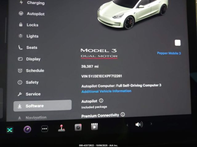 2023 TESLA MODEL 3 5YJ3E1ECXPF712261 Photo 6