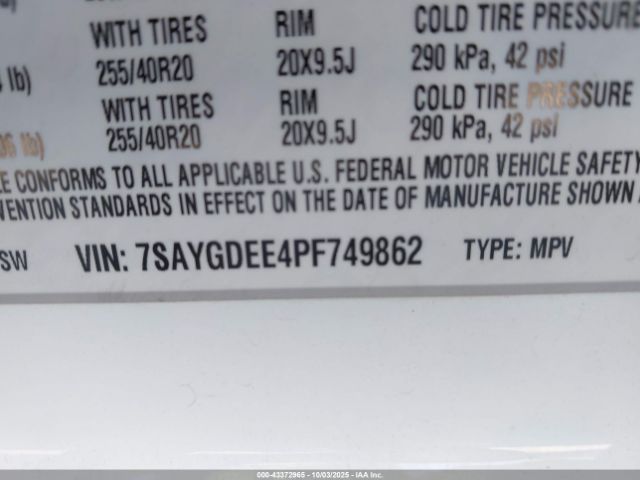 2023 TESLA MODEL Y 7SAYGDEE4PF749862 Photo 8