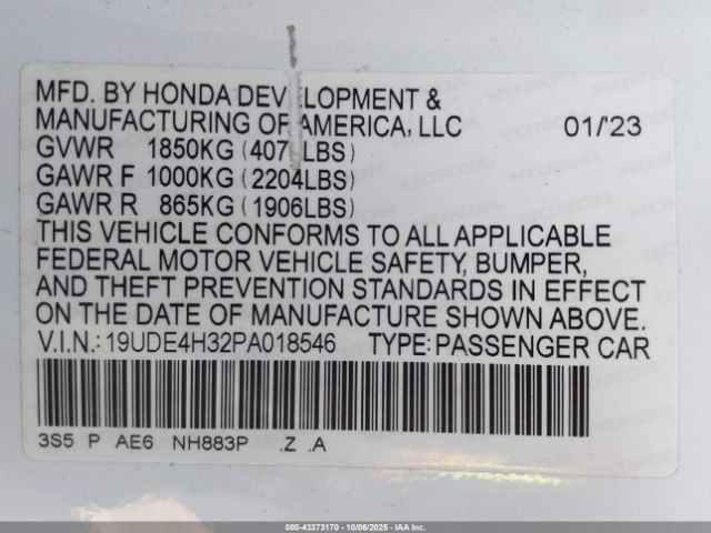 2023 ACURA INTEGRA 19UDE4H32PA018546 Photo 8