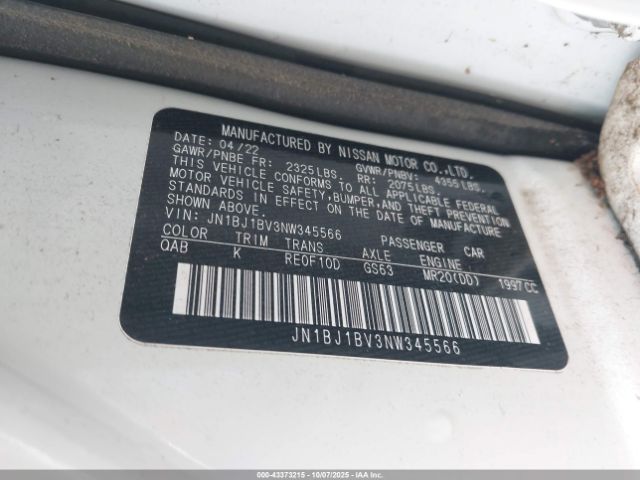 2022 NISSAN ROGUE SPORT JN1BJ1BV3NW345566 Photo 8