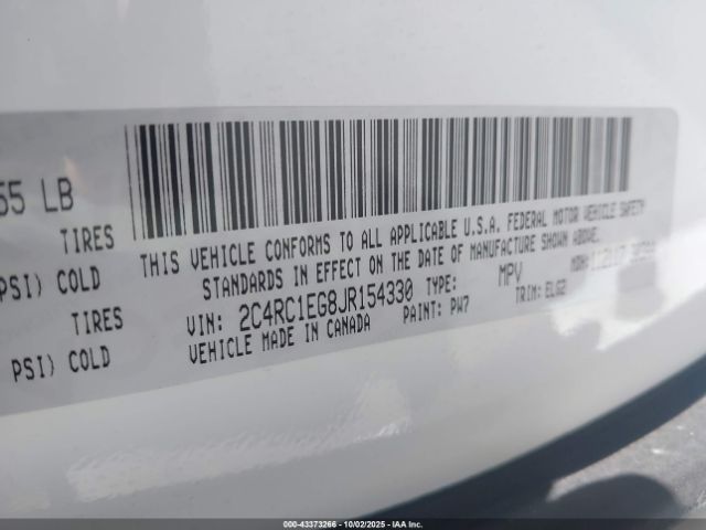 2018 CHRYSLER PACIFICA 2C4RC1EG8JR154330 Photo 8