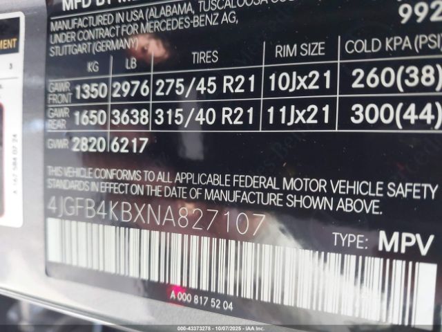 2022 MERCEDES-BENZ GLE 350 4JGFB4KBXNA827107 Photo 8