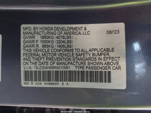 2024 ACURA INTEGRA 19UDE4H69RA010991 Photo 8