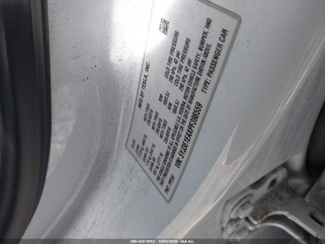 2023 TESLA MODEL 3 5YJ3E1EAXPF398559 Photo 8