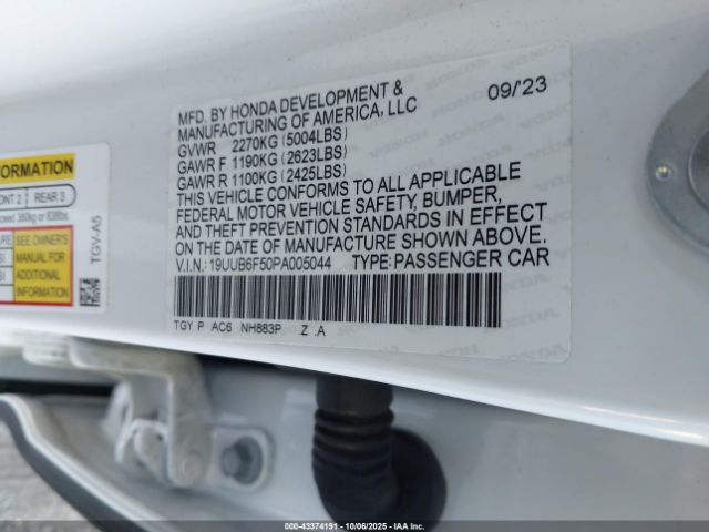 2023 ACURA TLX 19UUB6F50PA005044 Photo 8