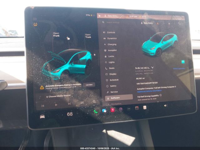 2023 TESLA MODEL Y 7SAYGAEE2PF787251 Photo 6