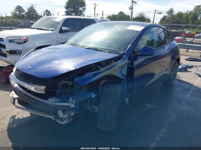 2022 TESLA MODEL Y 7SAYGDEE6NF387059 Photo 1