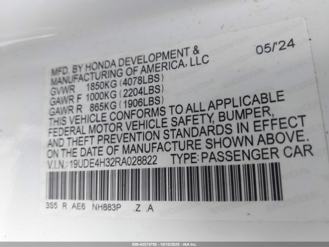 2024 ACURA INTEGRA 19UDE4H32RA028822 Photo 8