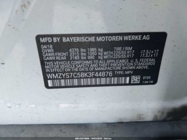 2019 MINI COOPER WMZYS7C58K3F44876 Photo 8