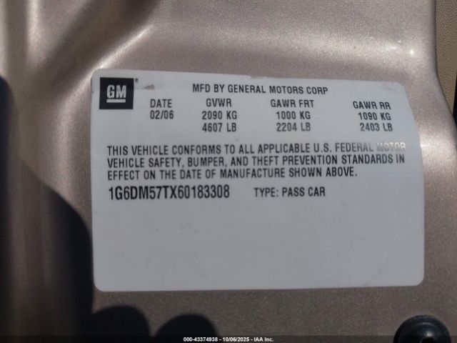 2006 CADILLAC CTS 1G6DM57TX60183308 Photo 8