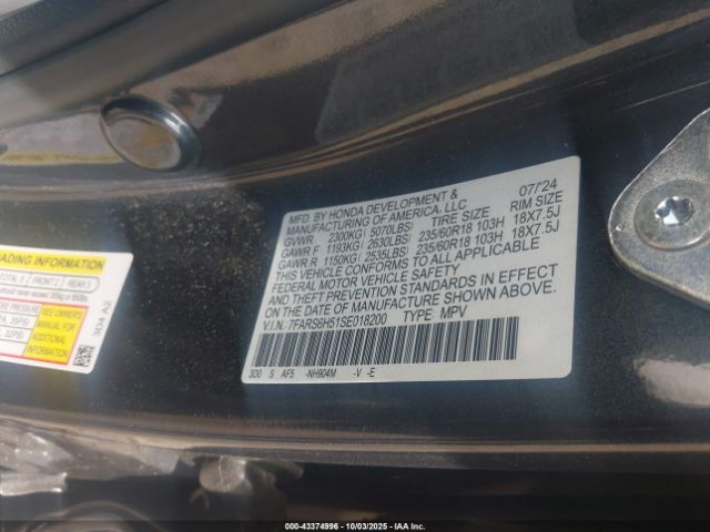 2025 HONDA CR-V HYBRID 7FARS6H51SE018200 Photo 8