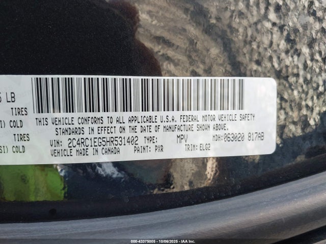 2017 CHRYSLER PACIFICA 2C4RC1EG5HR531402 Photo 8