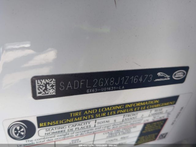 2018 JAGUAR E-PACE SADFL2GX8J1Z16473 Photo 8