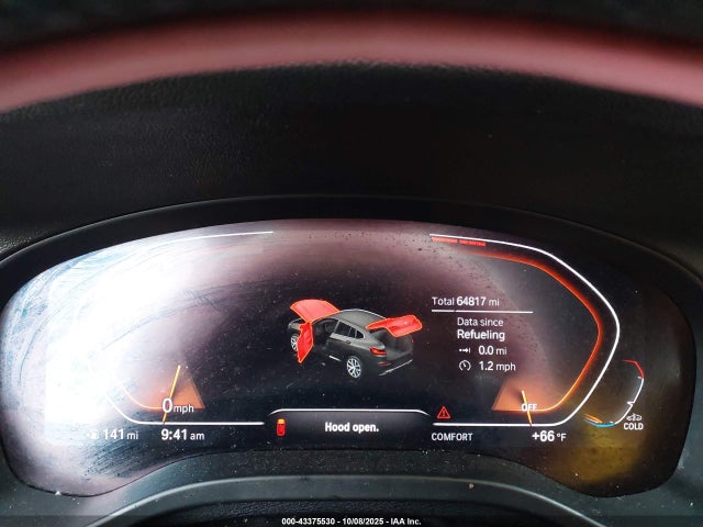 43375530 :رقم المزاد ، 5UX2V1C08L9B34705 vin ، 2020 Bmw X4 Xdrive30i مزاد بيع