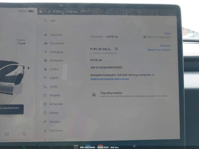 2024 TESLA MODEL 3 5YJ3E1EA1RF870022 Photo 6
