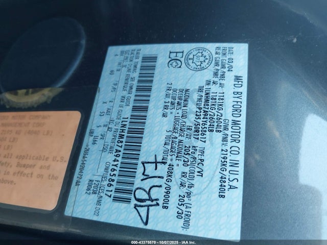 2004 LINCOLN LS 1LNHM87A94Y658617 Photo 8