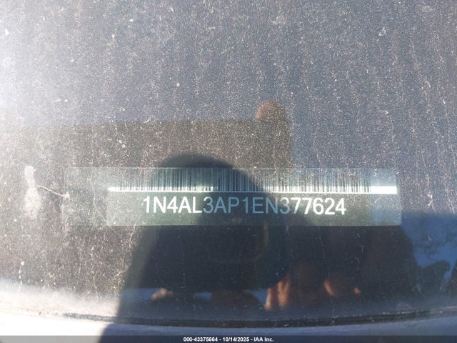 43375664 :رقم المزاد ، 1N4AL3AP1EN377624 vin ، 2014 Nissan Altima 2.5/2.5 S/2.5 Sl/2.5 Sv مزاد بيع