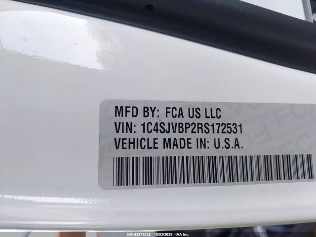 1C4SJVBP2RS172531 Jeep 2024
