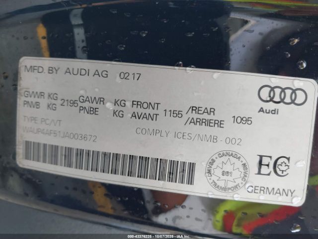 2018 AUDI S5 WAUP4AF51JA003672 Photo 8