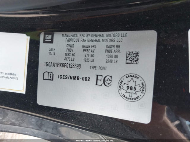 2015 CADILLAC ATS 1G6AA1RX6F0123398 Photo 8