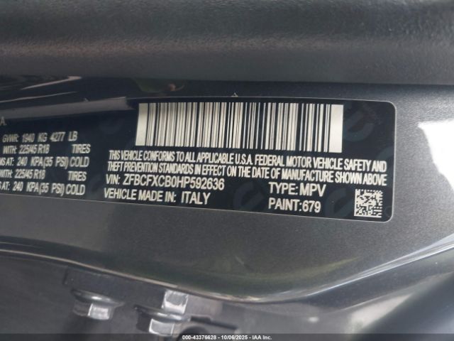 2017 FIAT 500X ZFBCFXCB0HP592636 Photo 8