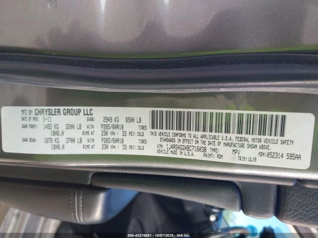 2011 JEEP GRAND CHEROKEE 1J4RS4GGXBC716038 Photo 8