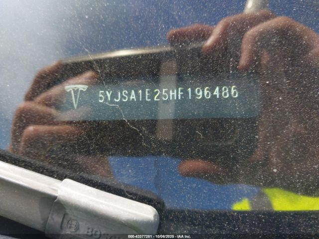 2017 TESLA MODEL S 5YJSA1E25HF196486 Photo 8