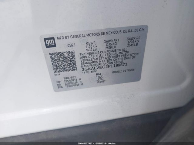 2023 GMC TERRAIN 3GKALVEG2PL189671 Photo 8