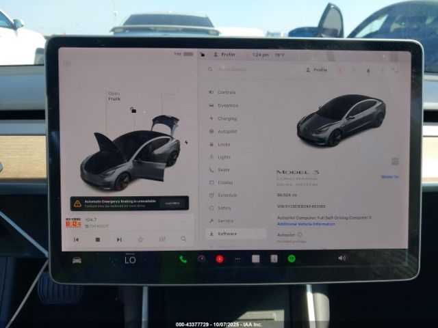2019 TESLA MODEL 3 5YJ3E1EB0KF453165 Photo 6