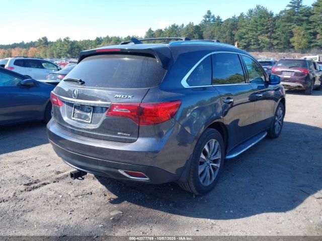 2014 ACURA MDX 5FRYD4H43EB022071 Photo 3