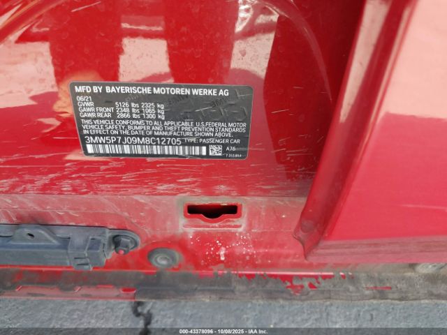 2021 BMW 3 SERIES 3MW5P7J09M8C12705 Photo 8