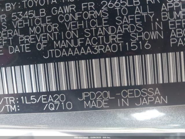 2024 TOYOTA MIRAI JTDAAAAA3RA011516 Photo 8