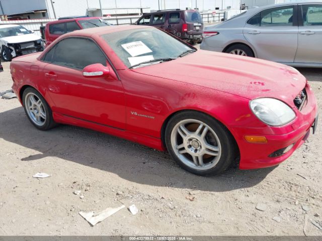2002 MERCEDES-BENZ SLK 32 AMG WDBKK66F02F233876