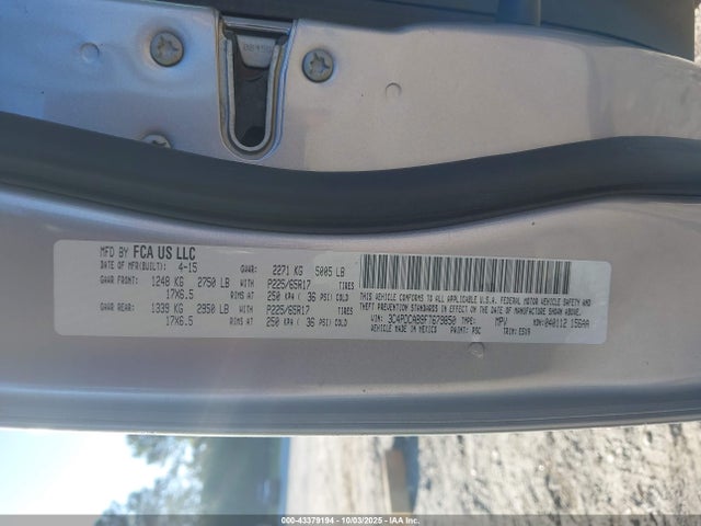 Dodge Journey 2015 3C4PDCAB9FT679850 Image 9