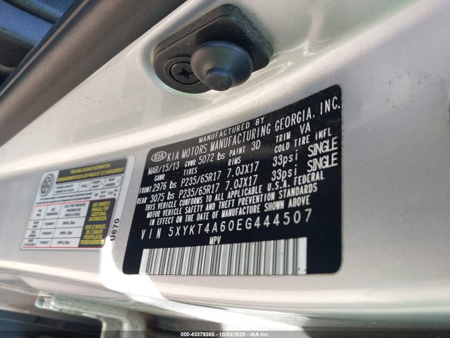 5XYKT4A60EG444507 KIA dohc t-gdi theta-ii