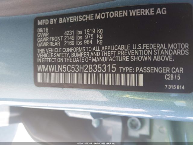 2017 MINI CLUBMAN WMWLN5C53H2B35315 Photo 8