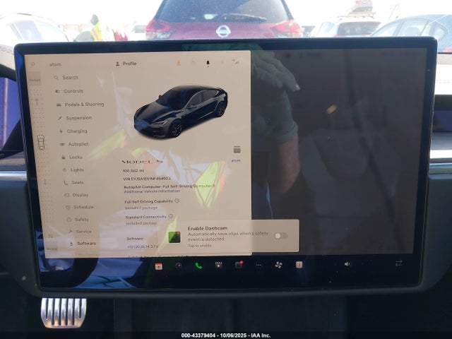 2022 TESLA MODEL S 5YJSA1E51NF464603 Photo 6