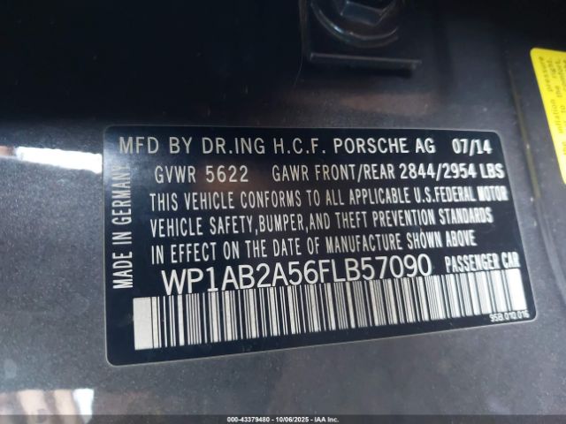 2015 PORSCHE MACAN WP1AB2A56FLB57090 Photo 8