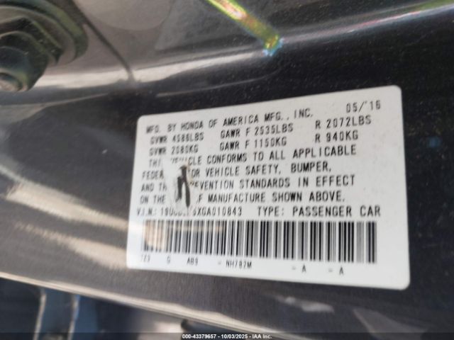 2016 ACURA TLX 19UUB2F5XGA010843 Photo 8