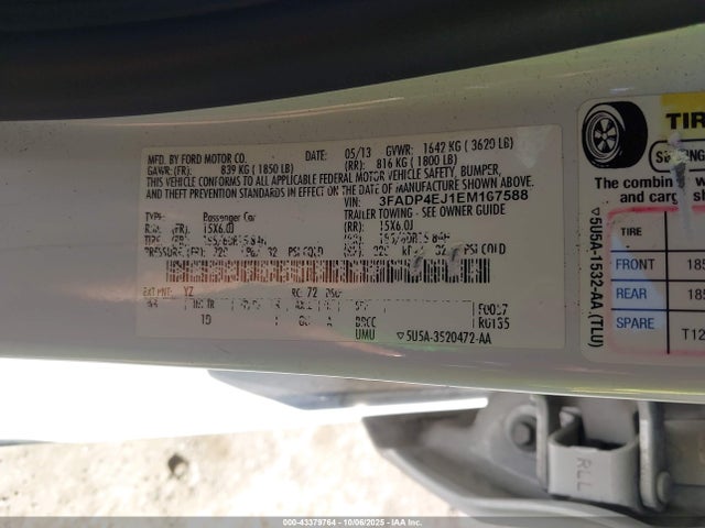 Ford 2014 2014 3FADP4EJ1EM107588 Image 9