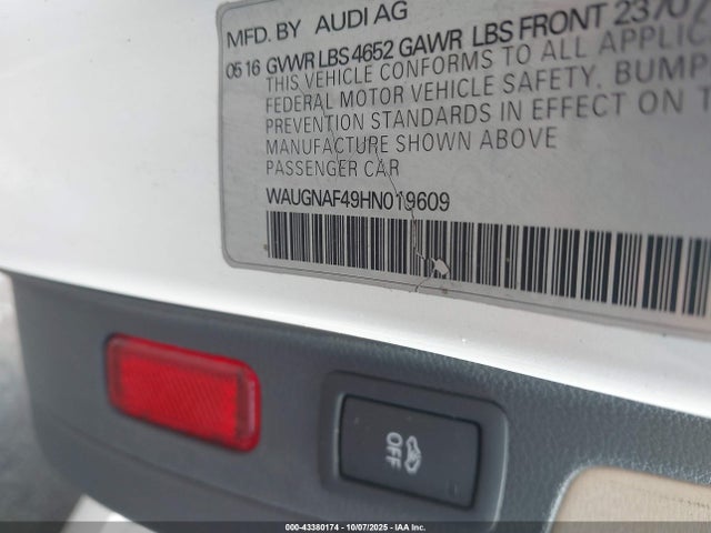 2017 AUDI A4 WAUGNAF49HN019609 Photo 8