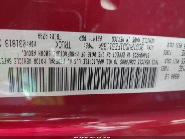 2015 RAM PROMASTER 2500 3C6TRVDD1FE511964 Photo 8