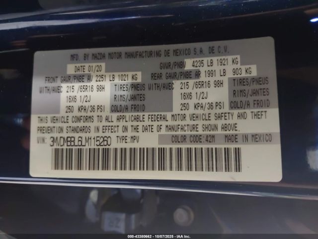 2020 MAZDA CX-30 3MVDMBBL6LM115260 Photo 8