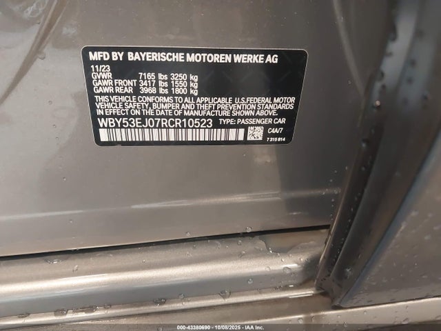 2024 BMW I7 WBY53EJ07RCR10523 Photo 8