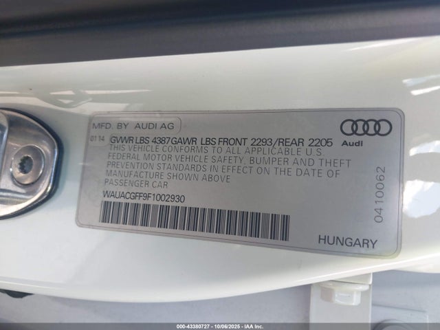 2015 AUDI A3 WAUACGFF9F1002930 Photo 8