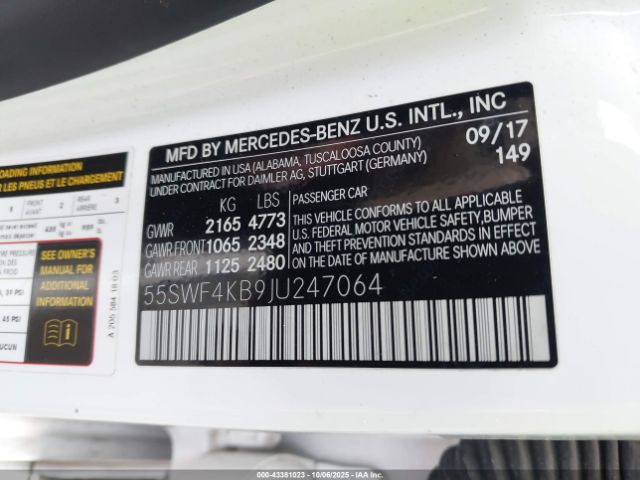 2018 MERCEDES-BENZ C 300 55SWF4KB9JU247064 Photo 8